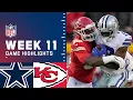 Cowboys vs Chiefs Week 11 Highlights NFL 2021