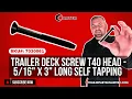 SKU 7030061 - Trailer Deck Screw T40 Head