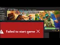 Fix Minecraft Bedrock Edition Error Failed To Start Game On PC