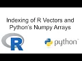 Indexing R vs Python