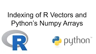 Indexing R vs Python