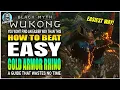 Lagu BEST HOW TO BEAT Gold Armored Rhino Boss EASY GUIDE | Black Myth Wukong