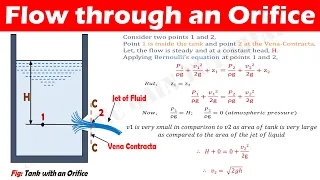 Flow through an Orifice - Explained