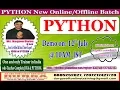 Python Training 12th July 10 AM IST by Nagoor Babu Sir