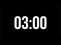 3 Minute Countdown Timer Minimal