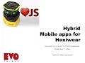 Create Mobile Apps for Hexiwear with Evothings HTML5 JavaScript