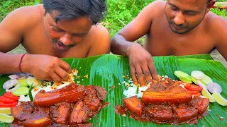 COOKING 3KG BIG BIG Pork Belly & Mast MUKBANG | VILLAGE Cooking Recipe Special Vlog | ASMR