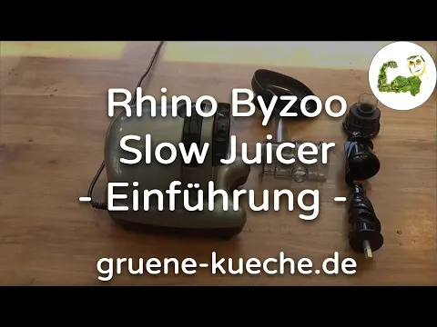 Rhino Byzoo Slow Juicer - Vorstellung (Teil 1/5)