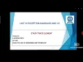 CS3391 STACK TRACE ELEMENT