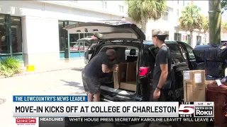 College of Charleston sets incoming class record as move-in begins