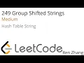 Leetcode 249 Group Shifted Strings