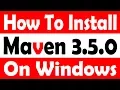Setup Maven 3 5 0 Tutorial on Windows