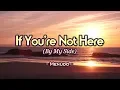 Download Lagu If You're Not Here (By My Side) - Menudo KARAOKE VERSION