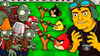 FUSIONÉ PLANTAS vs ZOMBIES y ANGRY BIRDS…