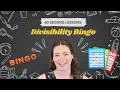 60-Second Lesson Divisibility Bingo