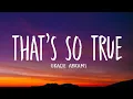 Download Lagu Gracie Abrams - That’s So True (Lyrics)