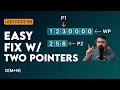 Merge Sorted Array FAST Two Pointers Explained