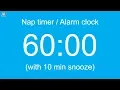 Download Lagu 60 min Nap timer / Alarm clock (with 10 min snooze)