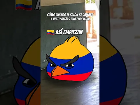 Cómo cuando decías una pndejada y justo el salón se callaba 💀 #countryballs #polandball #humor #meme