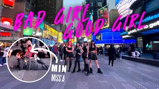 Download [KPOP IN PUBLIC NYC] Miss A -  Bad Girl Good Girl Dance Cover ft. Min | One Take MP3