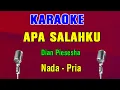 Download Lagu APA SALAHKU - Dian Piesesha | KARAOKE Nada Pria