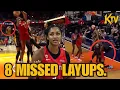 AWFUL Angel Reese MISSED 8 LAYUPS in 1 GAME DIRTY HEADBUTTS OPPONENT SHOOTING 28 on LAYUPS