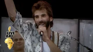 kenny loggins footloose live aid 1985 