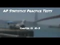 stats Chapter 12 Practice Test - 3