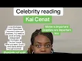 Celebrity reading on Kai Cenat