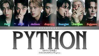 GOT7 갓세븐 PYTHON Color Coded Lyrics Han Rom Sub Ita 가사 