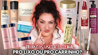 Produtos que usei ATÉ O FINAL: Recompraria?