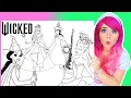 Coloring Wicked Glinda Elphaba Coloring Pages Wicked Movie Characters Coloring s