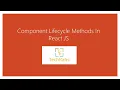 Lifecycle Methods In Reactjs - Updating Phase