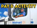 Pay and Activity Walmart Private Fleet Truck Driver