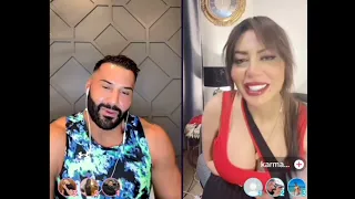 لايف كارما المصرية وكينج عيسى فضايح على الهوا كلام ما يتقالش 