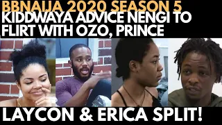 bbnaija 2020 kiddwaya advice u0026 teach nengi to flirt with ozo prince u0026 all the guys laycon erica