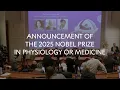 Download Lagu Announcement of the 2025 Nobel Prize in Physiology or Medicine