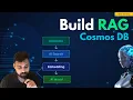 Build Database RAG with Azure Cosmos DB Azure AI Search Embeddings Vector Search DB RAG