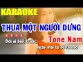 Download Lagu Karaoke Thua Một Người Dưng Tone Nam Nhạc Sống | Trọng Hiếu