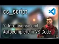 CS2 cs - script Javascript Tutorial Series Intellisense and autocomplete in VS Code
