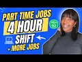 4 Hour Shift Non Phone More Part Time Work From Home Jobs 2026