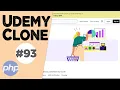 Slider images validation Udemy clone from scratch in php Quick programming tutorial