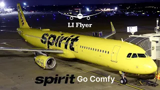 TRIP REPORT Spirit Airlines Airbus A321 Fort Lauderdale FLL to New York LGA Go Comfy