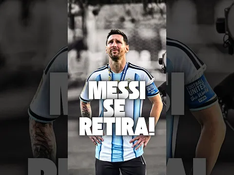 MESSI se RETIRA de la SELECCIÓN ARGENTINA!🇦🇷🥺😭#short #messi #noticias #futbol #argentina #retiro
