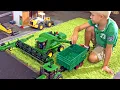 Lagu Bruder Tractors for KIDs, BIG Farm World!