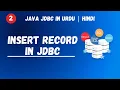 How to insert Data in MySQL Using Java JDBC in Urdu Hindi Tutorial 02 Technical Hassan Ali