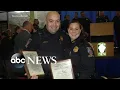 Officer Megan Ambrose surprised her close friend and on-duty partner with a kidney