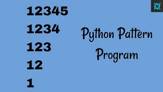Python pattern printing program 8 in Hindi learn an easy method