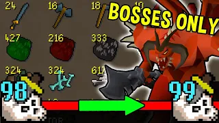 Loot from 98-99 Slayer Only Doing Boss Tasks Main Progress OSRS