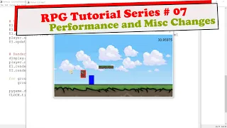 Pygame Creating an RPG Game Part 7 Performance